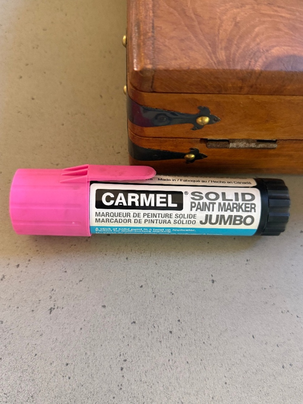 Carmel Solid Paint Marker Jumbo (PINK) Horse Marker Equestrian